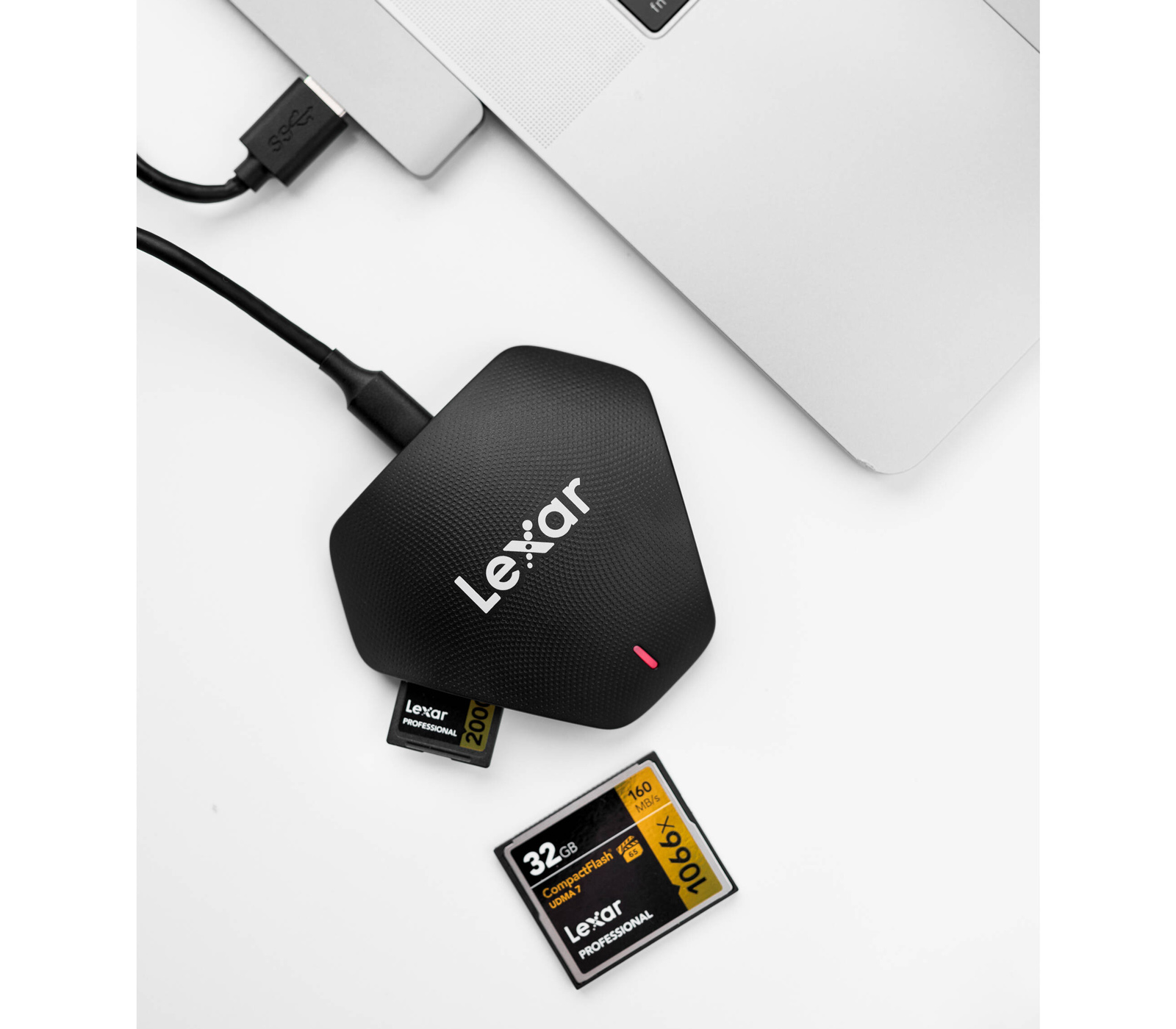 Карт-ридер Lexar USB 3.1 Professional Multi-Card 3-in-1: CF, SD, microSD UHS I-II