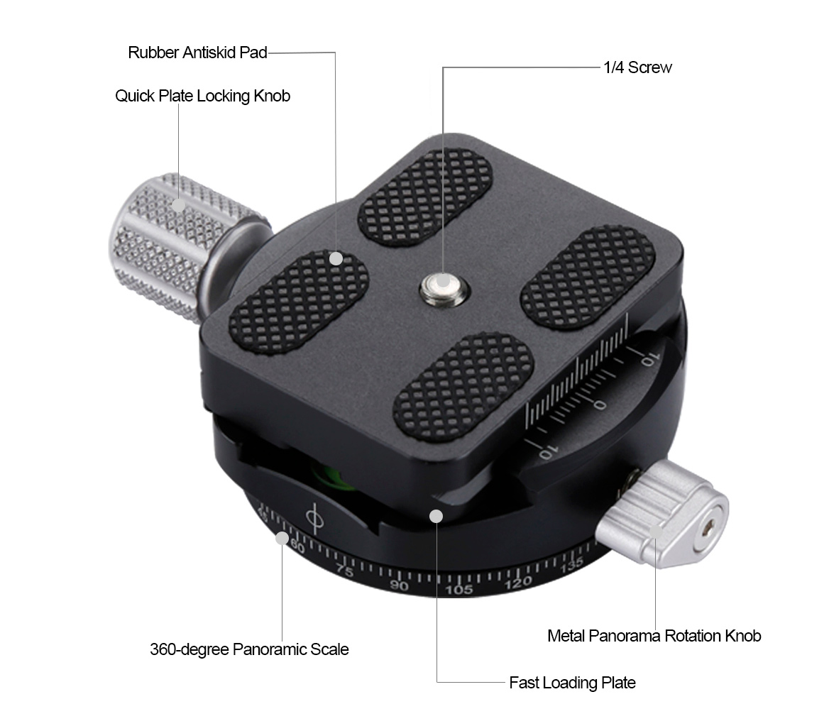 Панорамная платформа Puluz PU3521H с быстросъемной площадкой