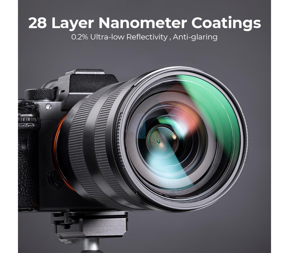 Светофильтр K&F Concept Nano-X B270 MCUV, Green Coated, 49 мм