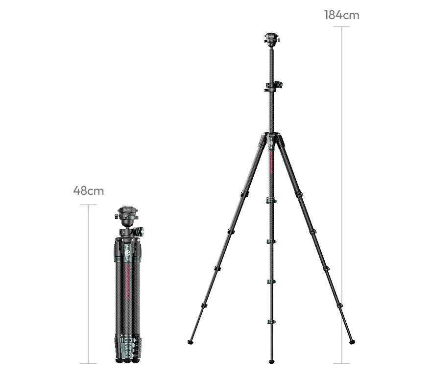 Штатив Ulanzi JJ05 Overhead Travel Tripod (уцененный)