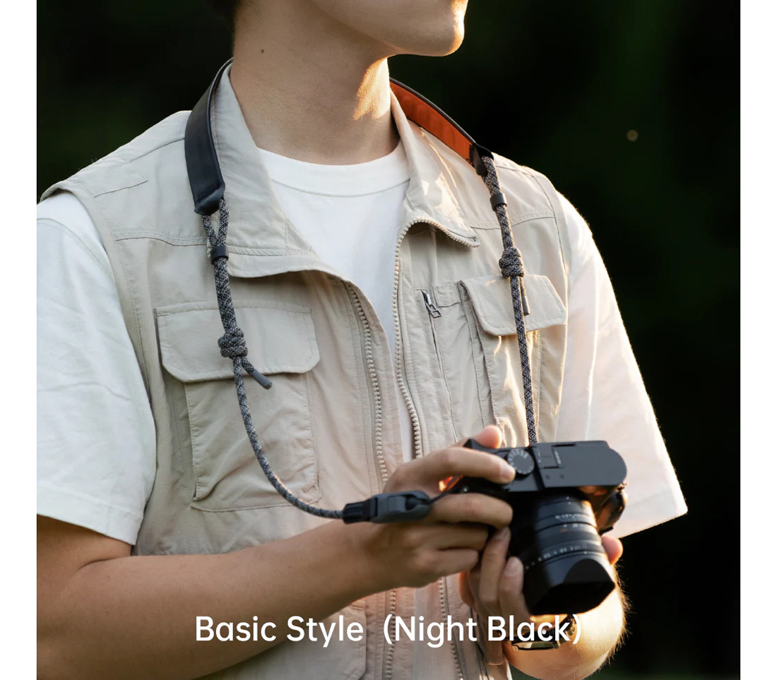 Наплечный ремень PGYTECH Camera Shoulder Strap Air, цвет Night Black
