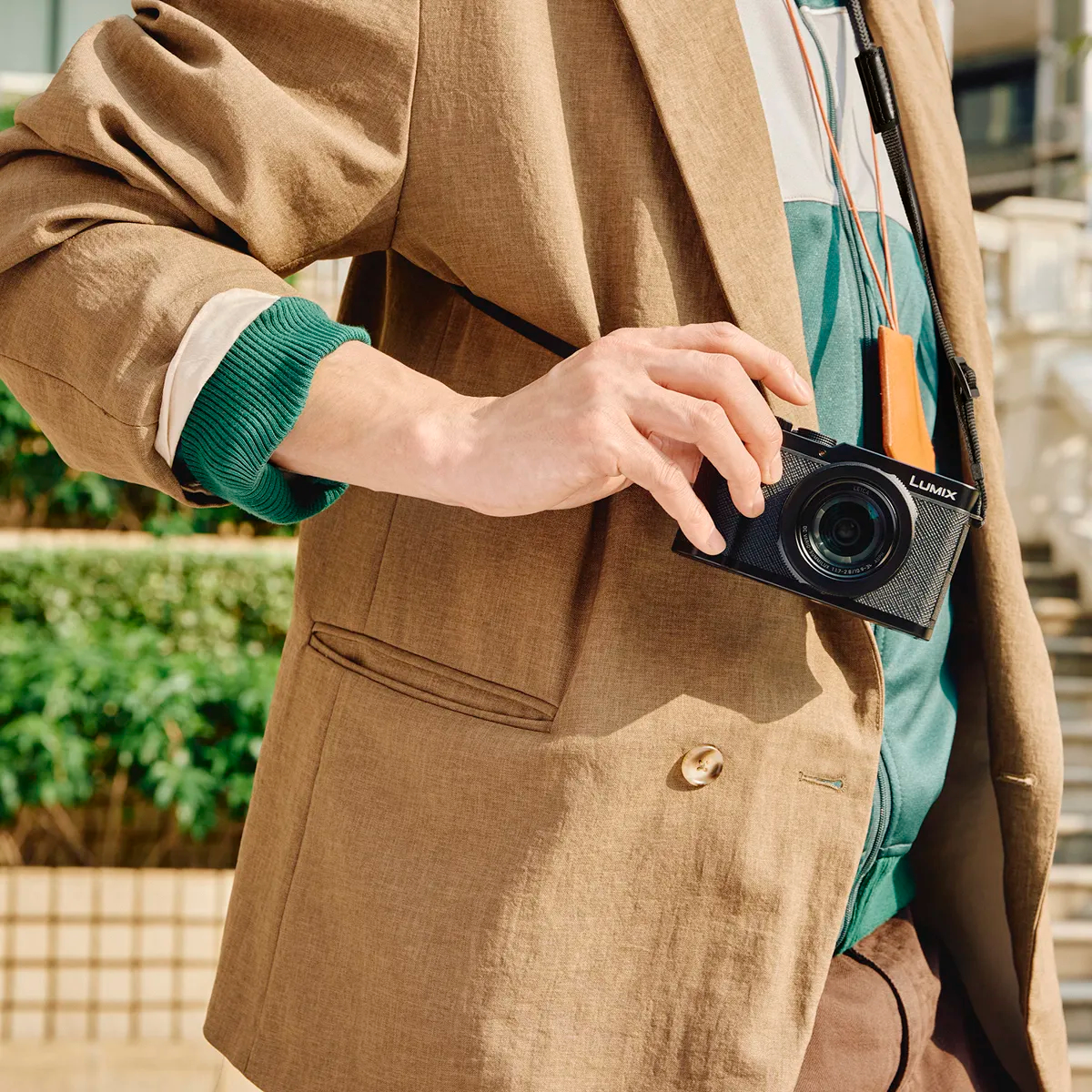 Компактный фотоаппарат Panasonic Lumix L10 чёрный