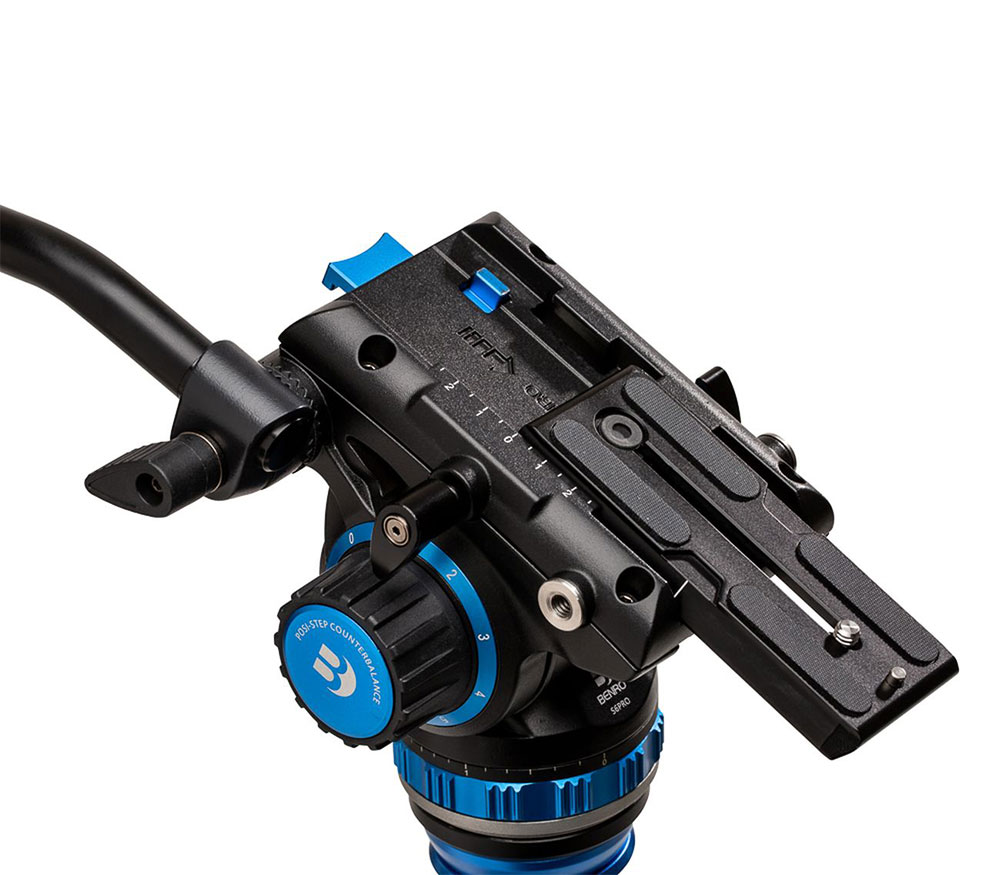 Штатив Benro Dual-Tube A573TB с видеоголовой S6PRO, алюминий