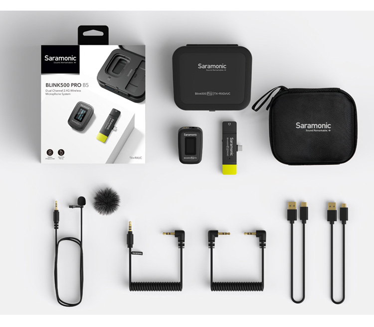 Беспроводная система Saramonic Blink500 Pro B5, TX+RXUC, USB-C (уцененный)