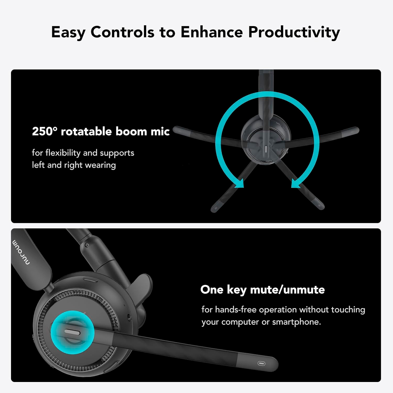 Беспроводная гарнитура Nearity Nuroum HP31SU Bluetooth Business Headset, Bluetooth 5.4, моно