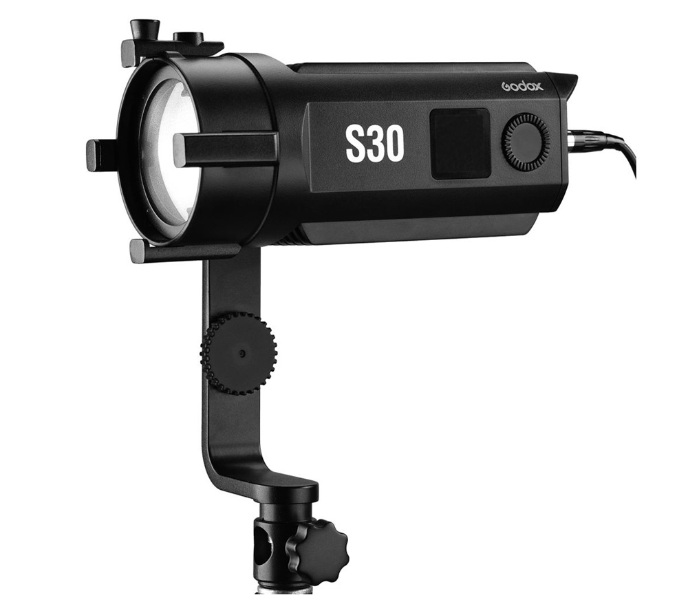 Осветитель Godox S30, светодиодный, фокусируемый, 30 Вт, 5600К