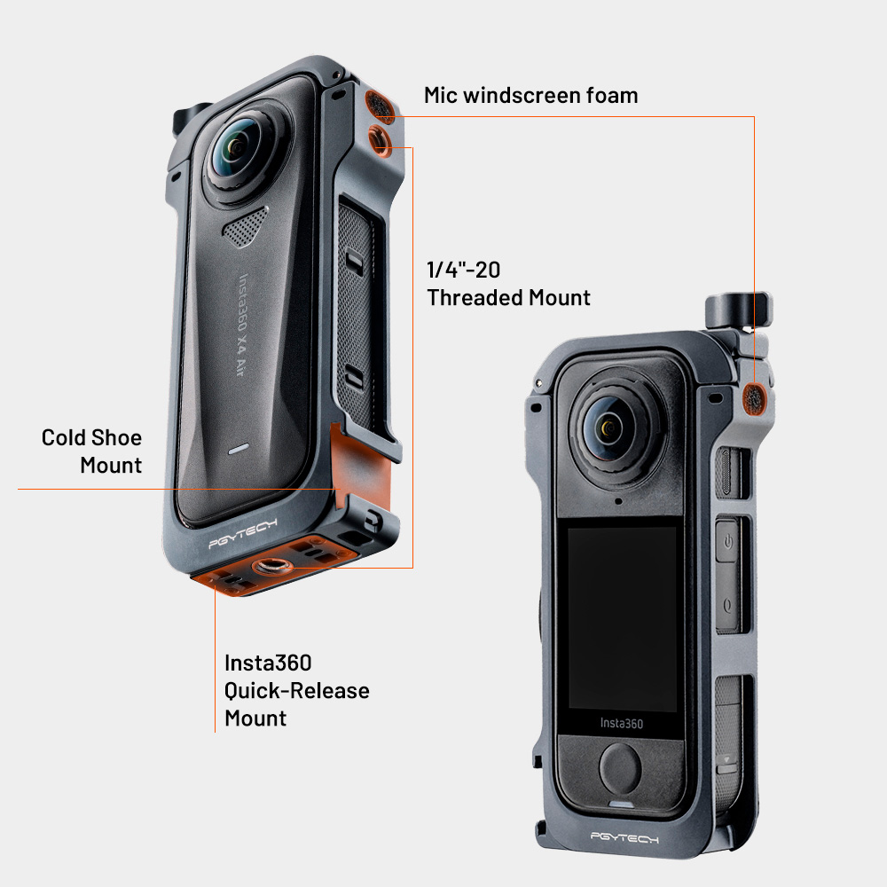 Клетка PGYTECH Insta360 X4 Air Camera Cage