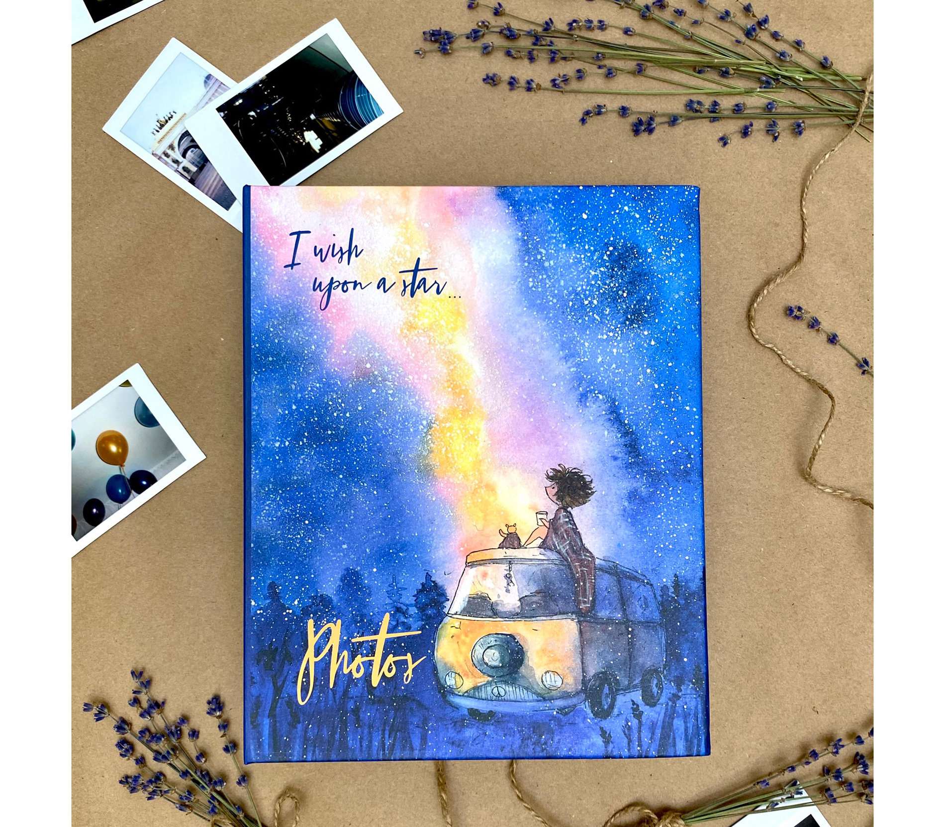 Фотоальбом Полином 10х15 см 200 фото, Cosmo Sketch - Млечный путь