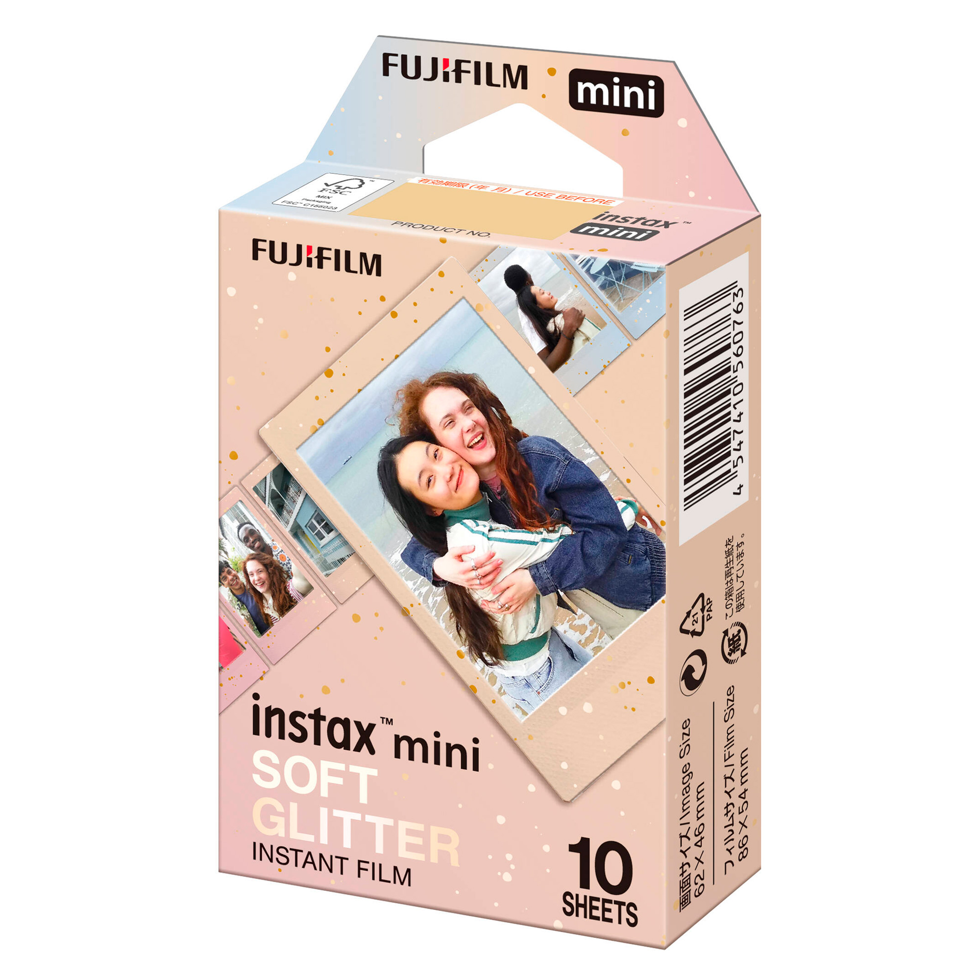 Картридж Fujifilm Instax Mini Soft Glitter, 10 снимков