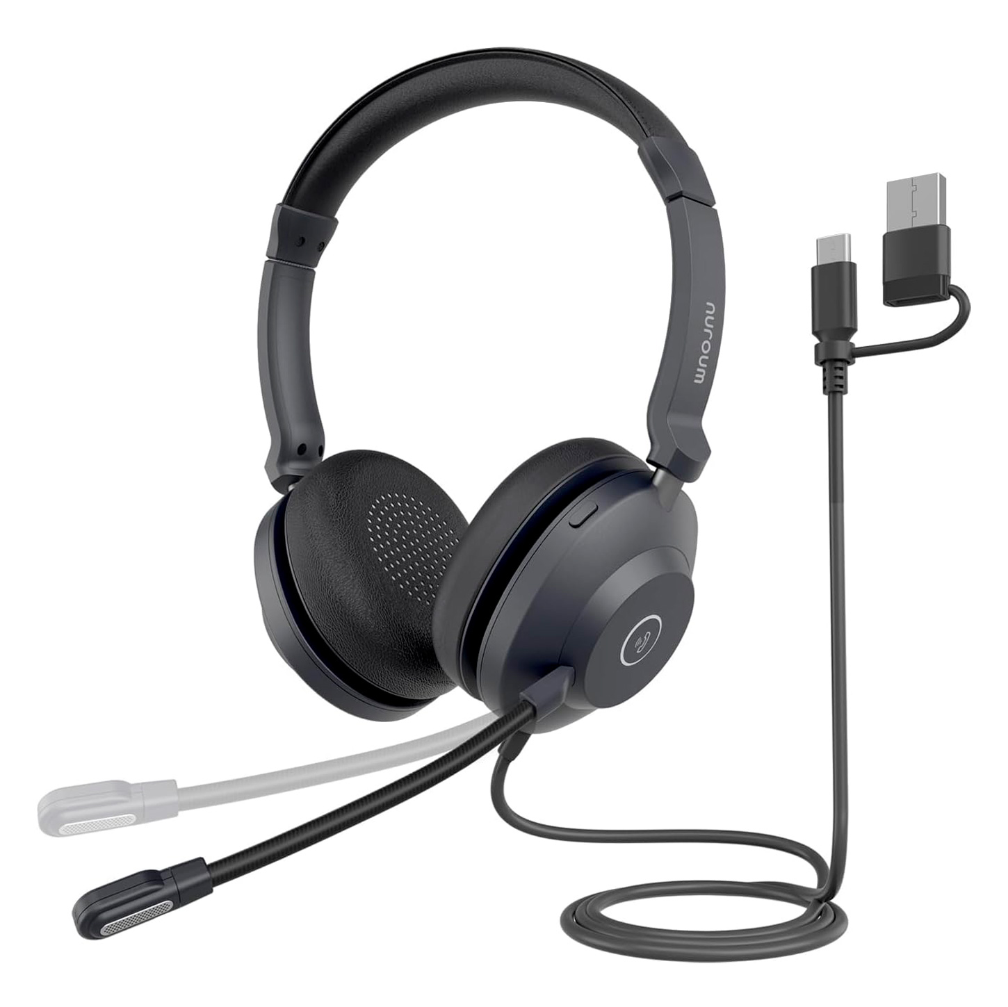 Проводная гарнитура Nearity Nuroum HP21 Business Headset, USB-A/-C, стерео