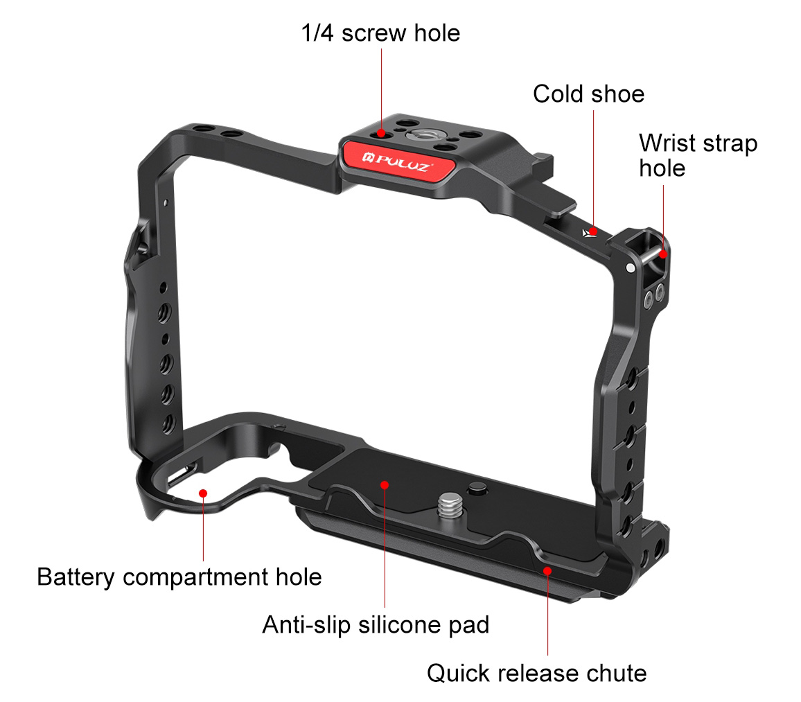 Клетка Puluz PU3129B для Nikon Z6 II и Z6 III, черная