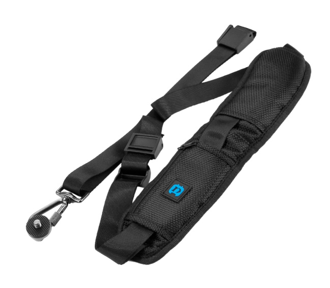 Наплечный ремень Puluz PU6001 Nylon Camera Strap, черный (уцененный)
