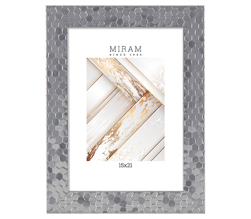 Фоторамка Мирам 15х21 см, серебро (651628-6)