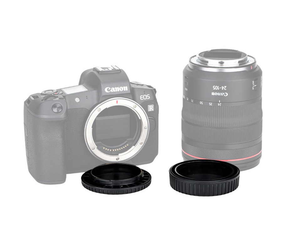 Комплект крышек JJC L-RCRF, для Canon RF Mount (на корпус камеры, на объектив задняя)