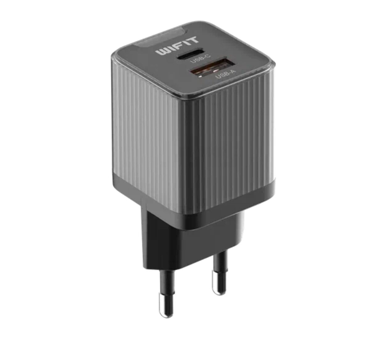 Сетевое зарядное устройство Wifit GC1 45W, GaN, USB A + Type-C, черный