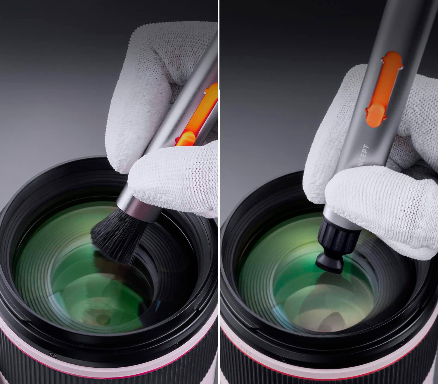 Комплект K&F Concept 2011: карандаш, 2 шваброчки для FF матрицы, груша, 2 салфетки