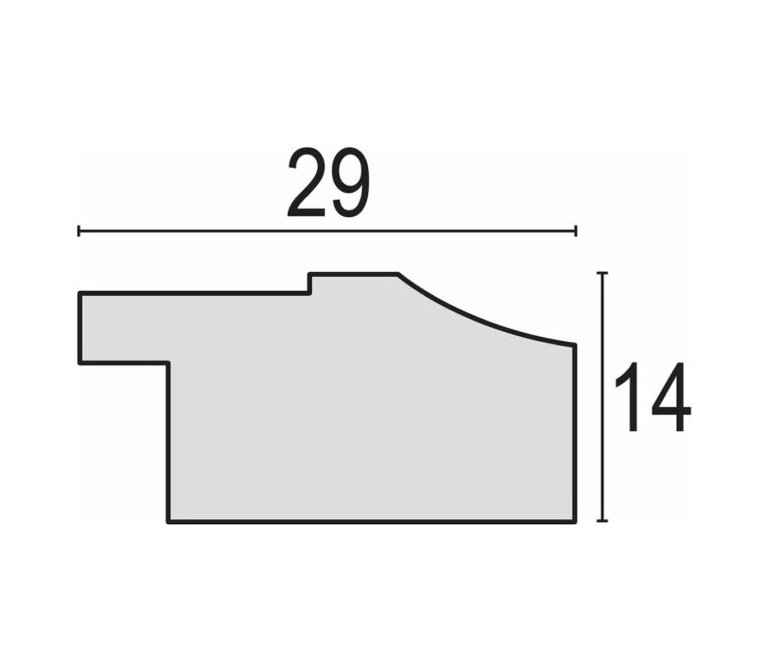 Фоторамка ZEP EG568B Enna Brown, 15x20 см