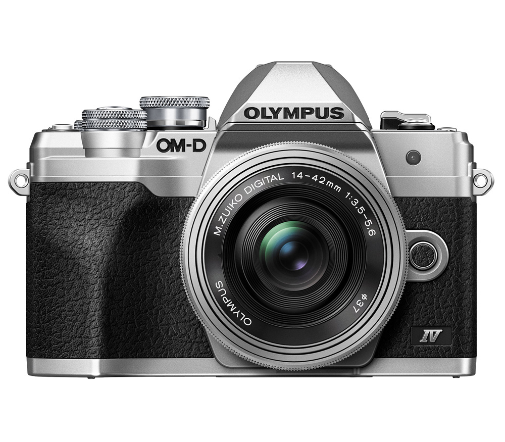 Беззеркальный фотоаппарат Olympus OM-D E-M10 Mark IV kit 14-42 EZ, серебристый