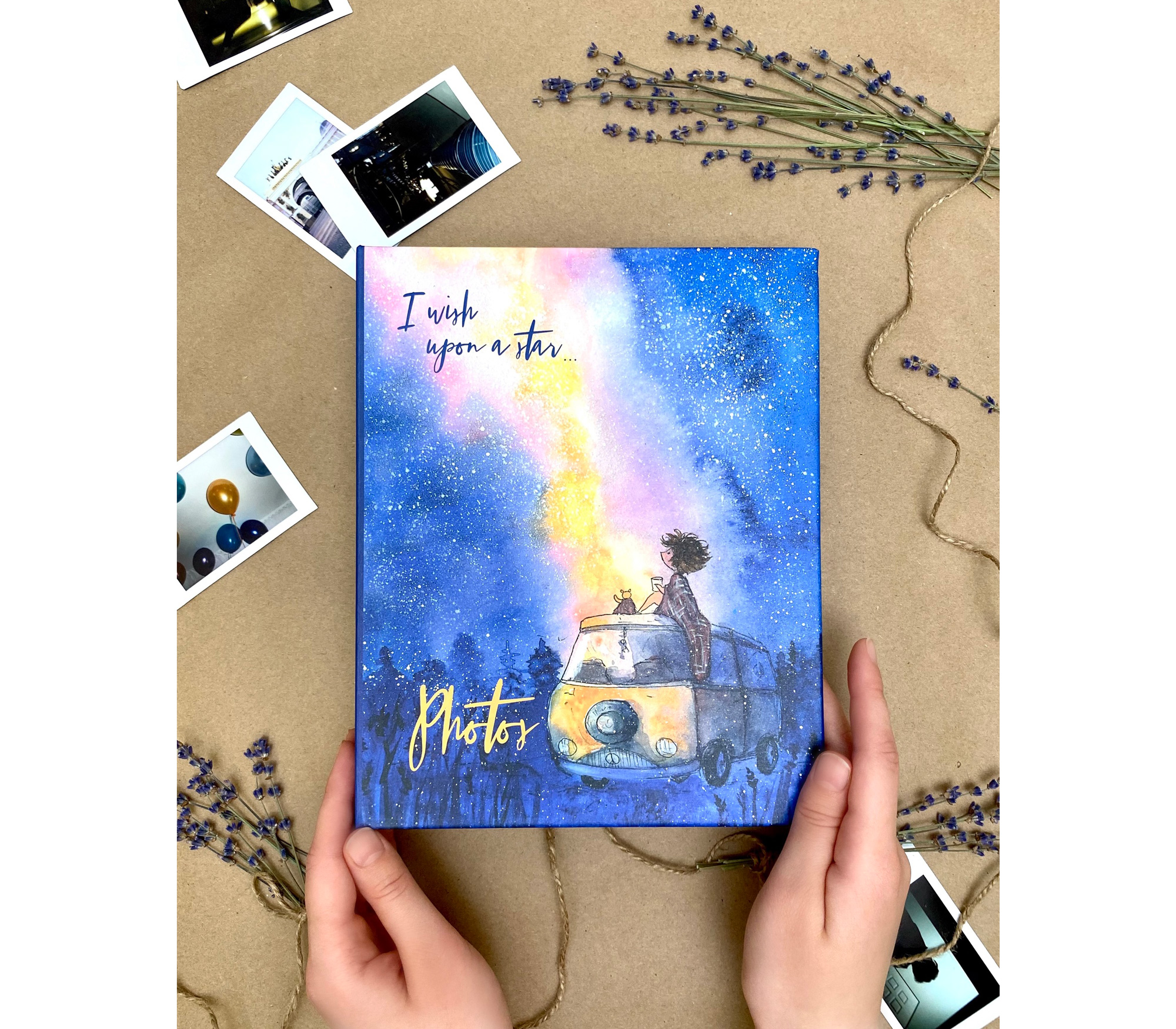 Фотоальбом Полином 10х15 см 200 фото, Cosmo Sketch - Млечный путь