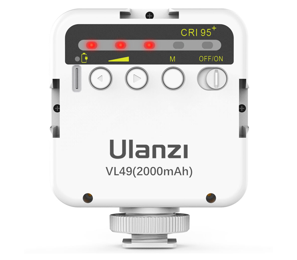 Осветитель Ulanzi VL49 Mini LED Video Light, 6 Вт, 5500К, белый
