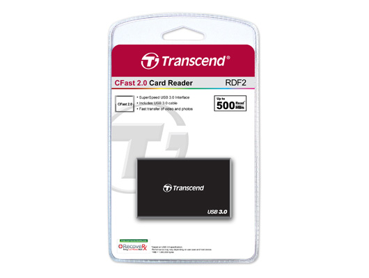 Карт-ридер Transcend RDF2 USB3.0 (TS-RDF2), для CFast 2.0