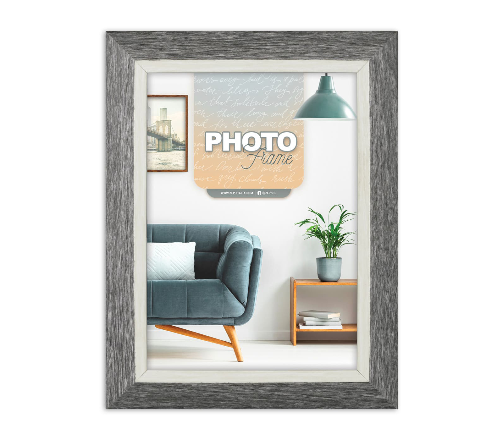 Фоторамка ZEP 10x15 см, NT465G ADLER GREY