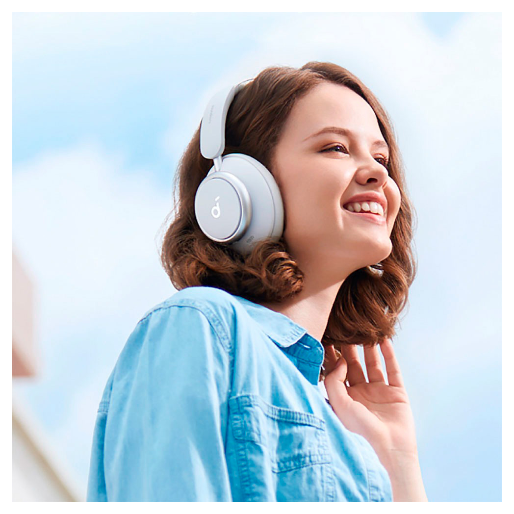 Беспроводные наушники Anker Soundcore Space Q45, белые