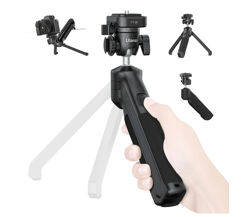Штатив Ulanzi TT38 и рукоятка для камеры 2 в 1, до 3 кг