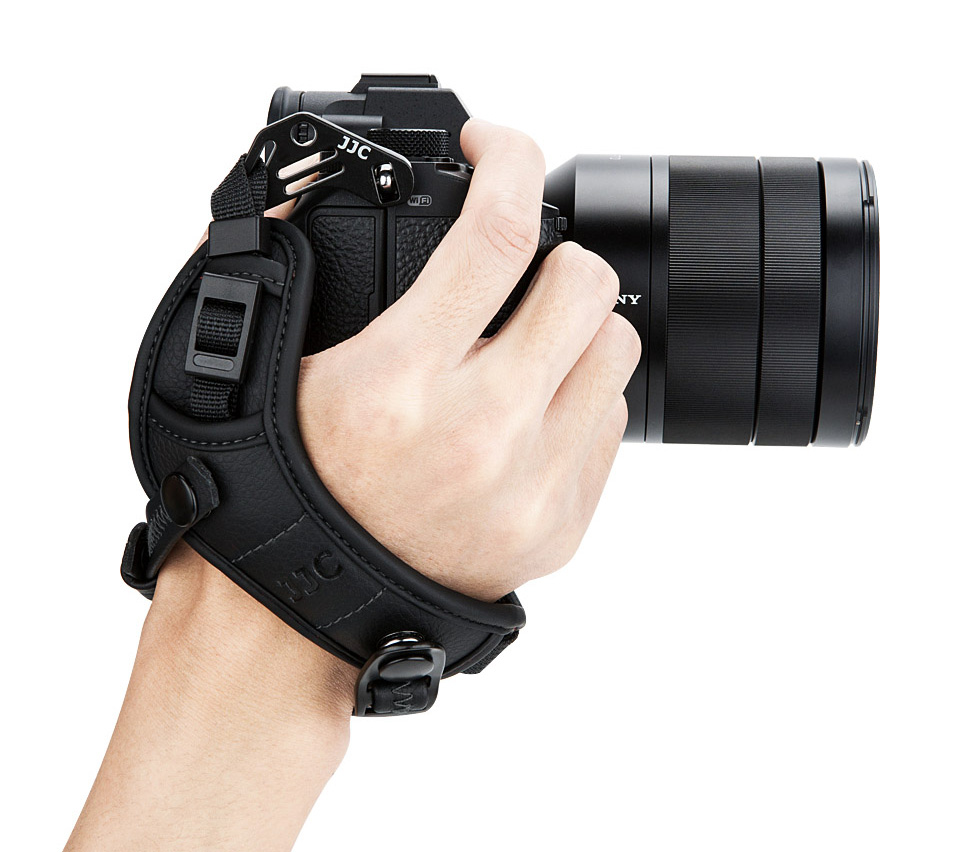 Ремень JJC HS-ML1M Black кистевой, с площадкой Arca-Swiss, черный