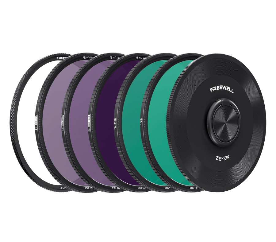 Комплект фильтров Freewell M2 Magnetic Quick Swap 5-pack 82mm: ND8, ND64, ND1000, CPL, UV