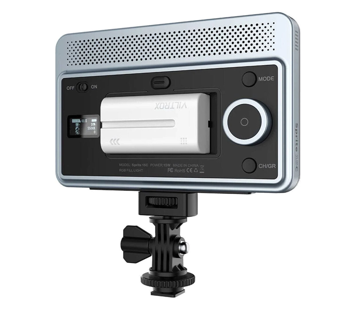 Осветитель Viltrox Sprite 15С, 2800-6800К, RGB, 15 Вт