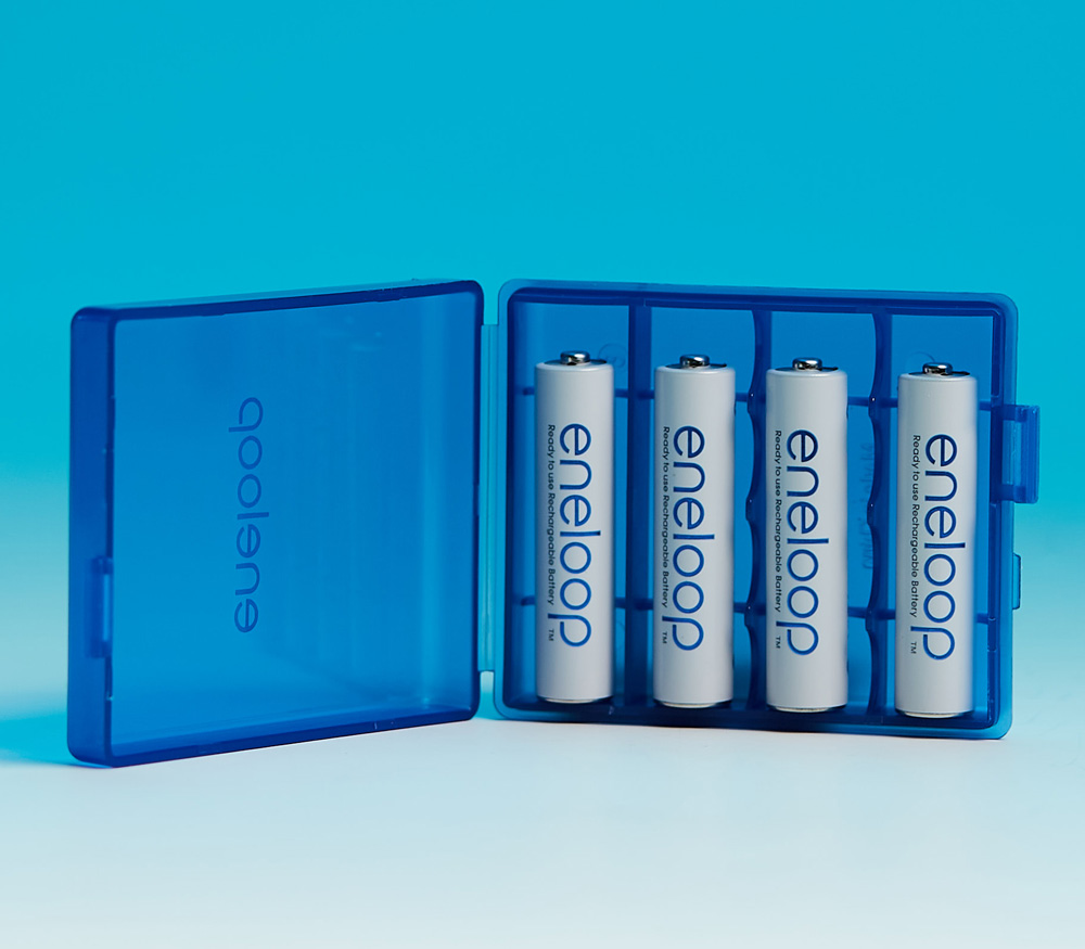 Аккумуляторы Panasonic Eneloop AAA 800 мАч + кейс (BK-4MCDEC4BE)