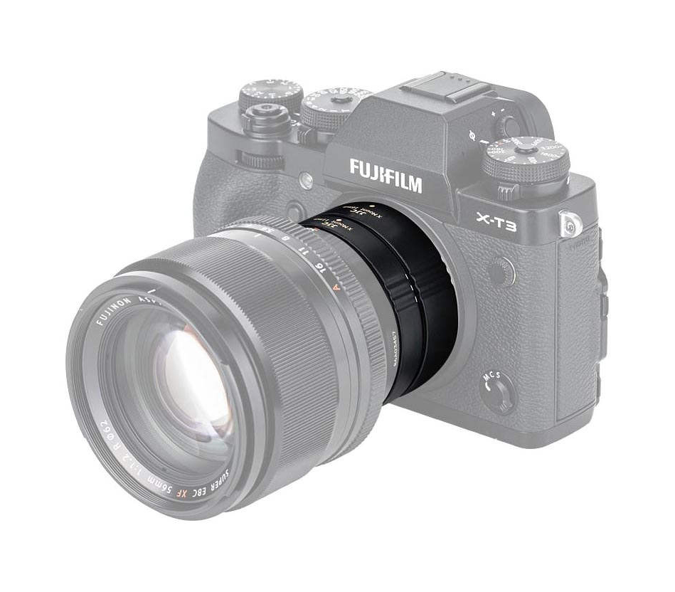Набор удлинительных колец JJC AET-FXS, 11/16 мм для Fujifilm X Mount