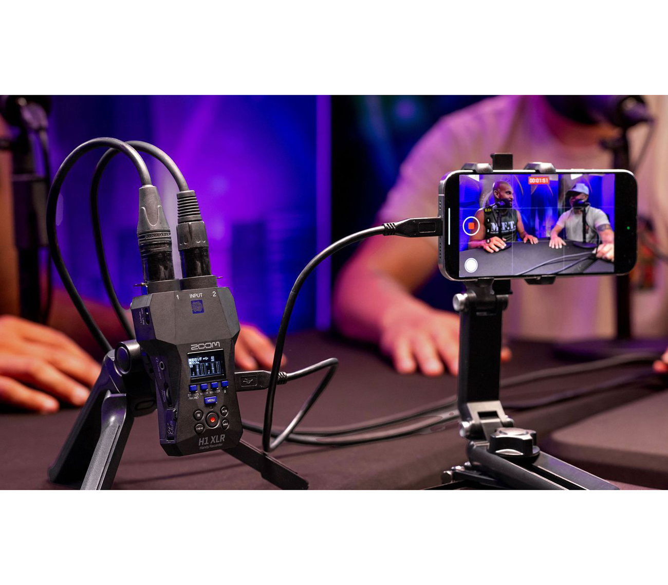 Портативный рекордер Zoom H1 XLR, 32 bit Float