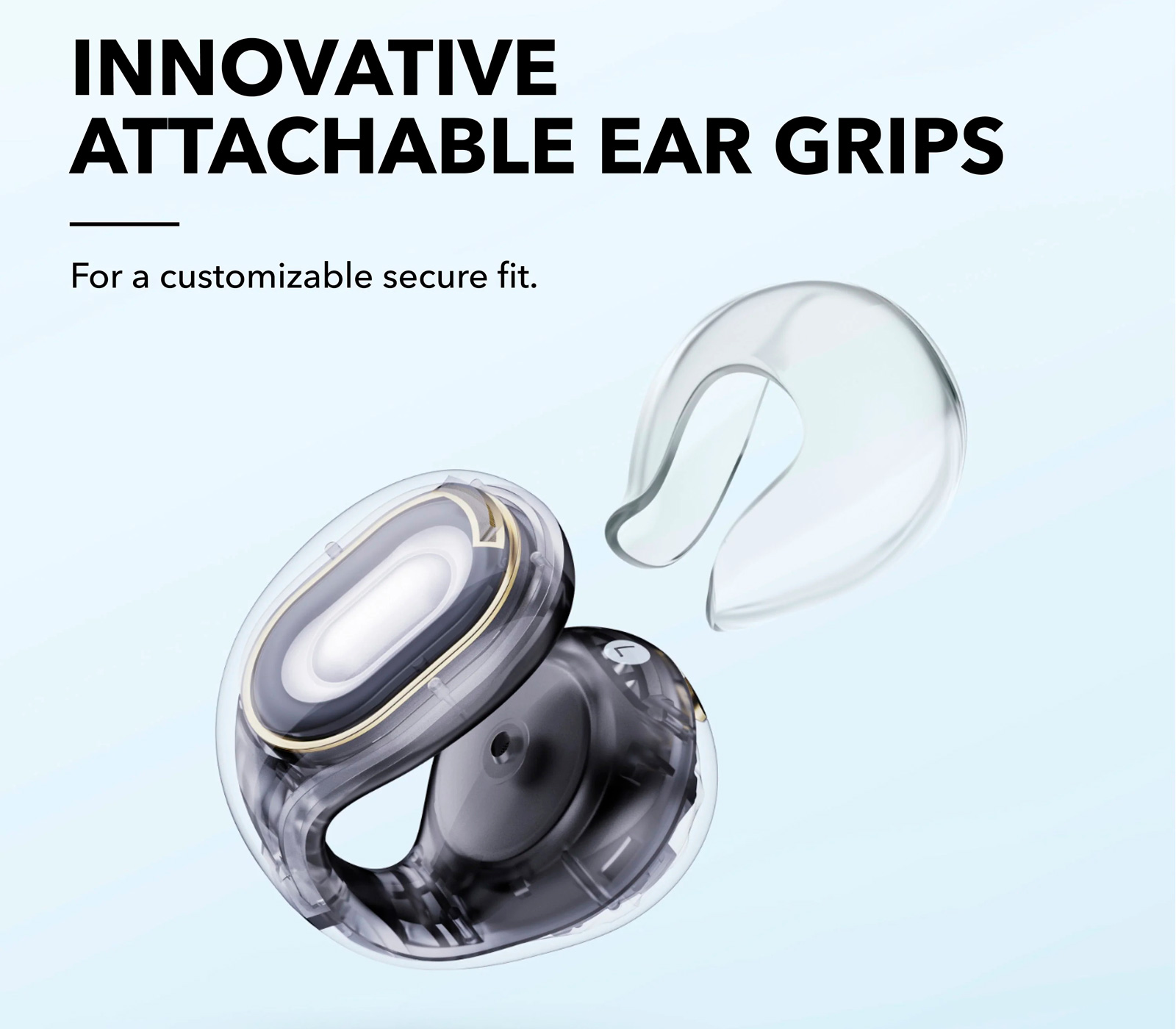 Беспроводные наушники Anker Soundcore C30i, открытого типа, черные