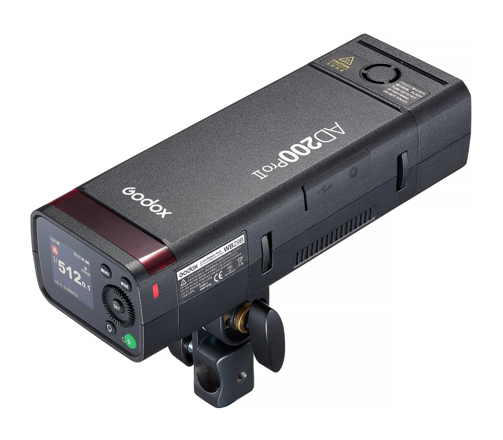 Вспышка Godox Witstro AD200ProII, 200 Дж, 2 сменные головки