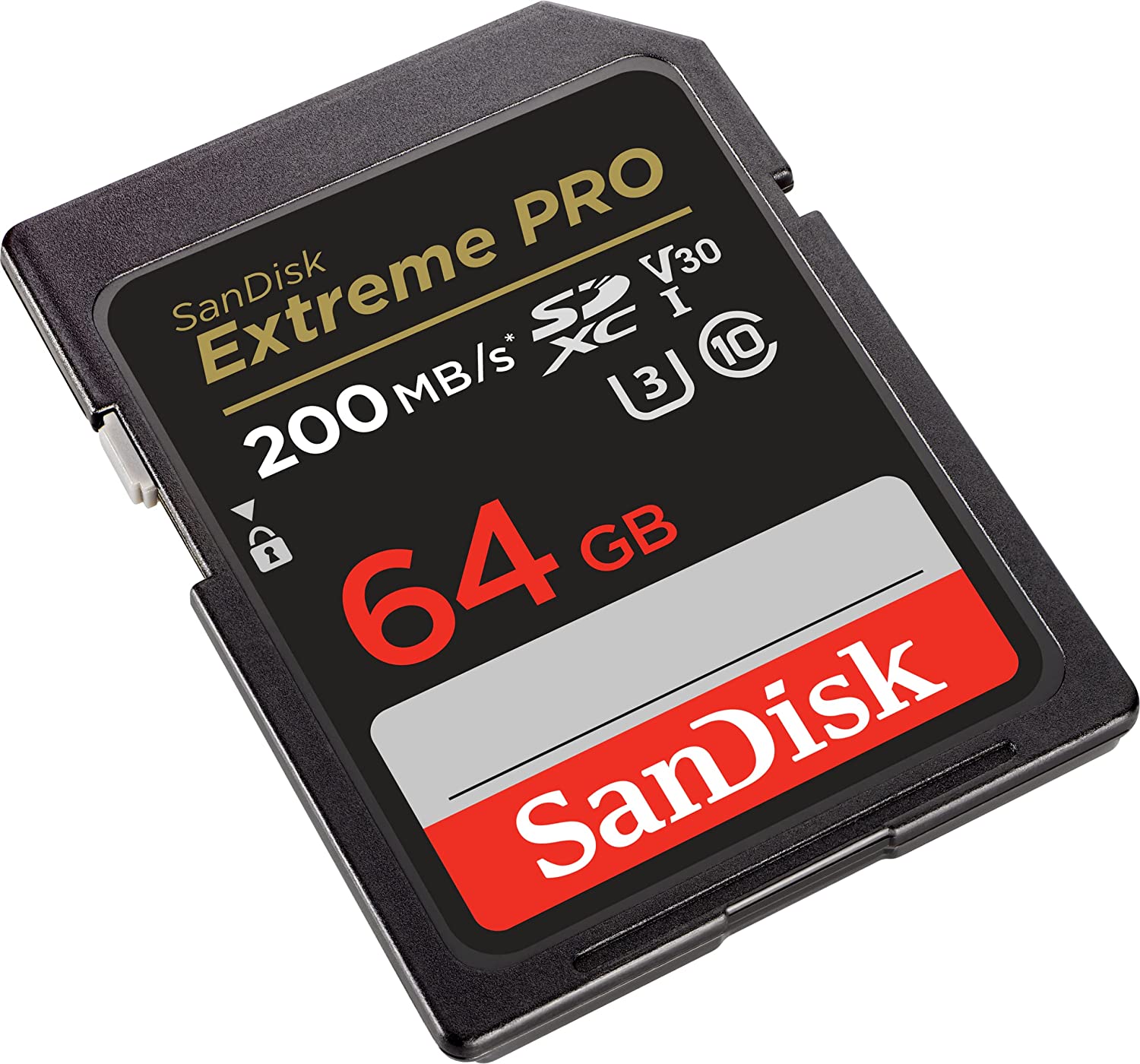 Карта памяти SanDisk SDXC 64GB Extreme Pro UHS-I V30 U3 R200/W90MB/s (уцененный)