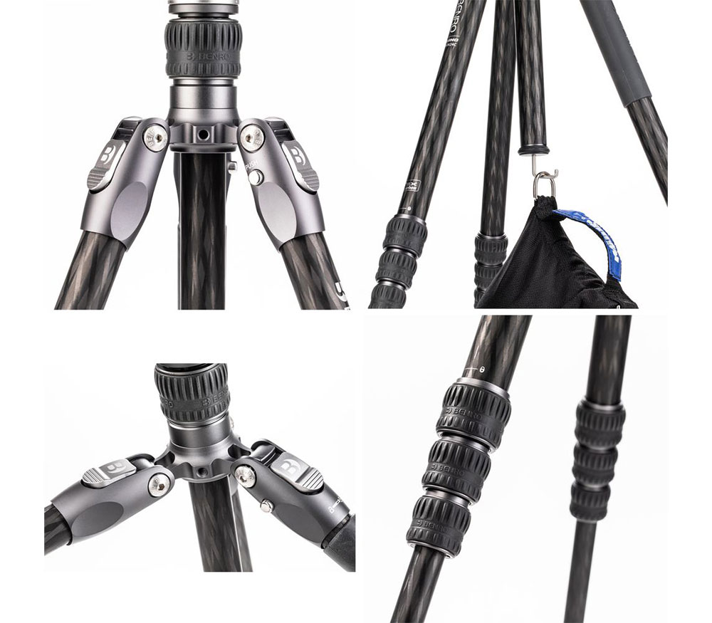 Штатив Benro Rhino FRHN24C с головой VX25, цанговые замки, карбон