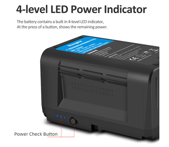 Аккумулятор Kingma BP-300W, V-Mount, 21000 мАч (уцененный)