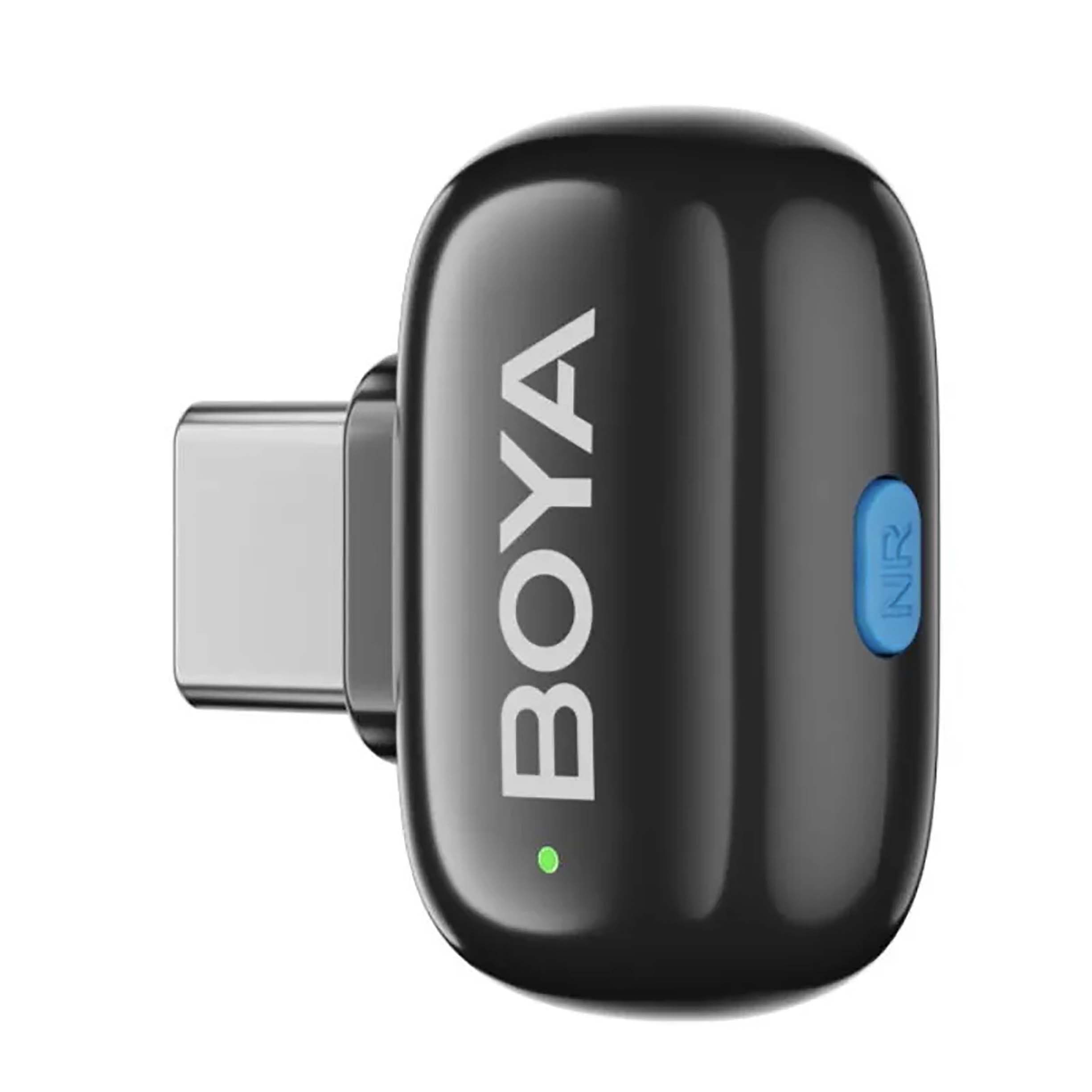 Беспроводная микрофонная радиосистема Boya BOYAMINI 2 ультракомпактная, двухканальная, USB-C, с кейсом