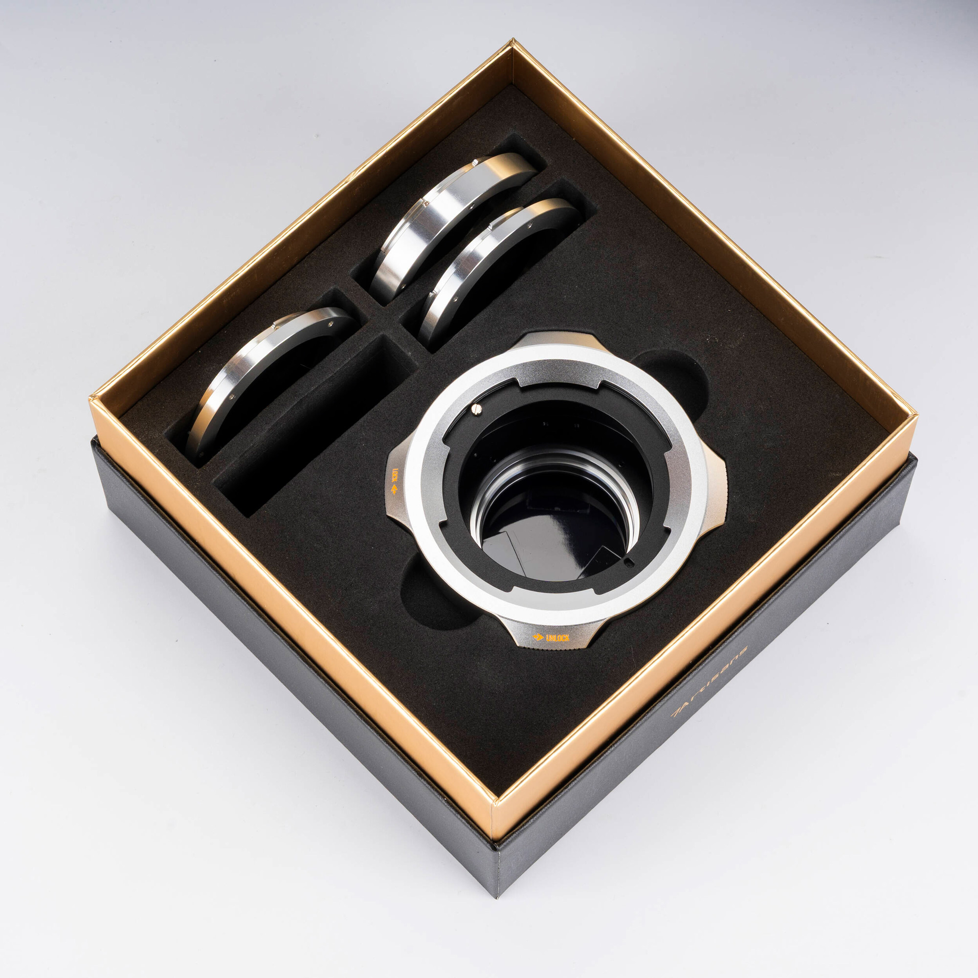 Адаптер 7Artisans PL 4 in 1, для объективов PL на камеры E/L/RF/Z-Mount, серебристый