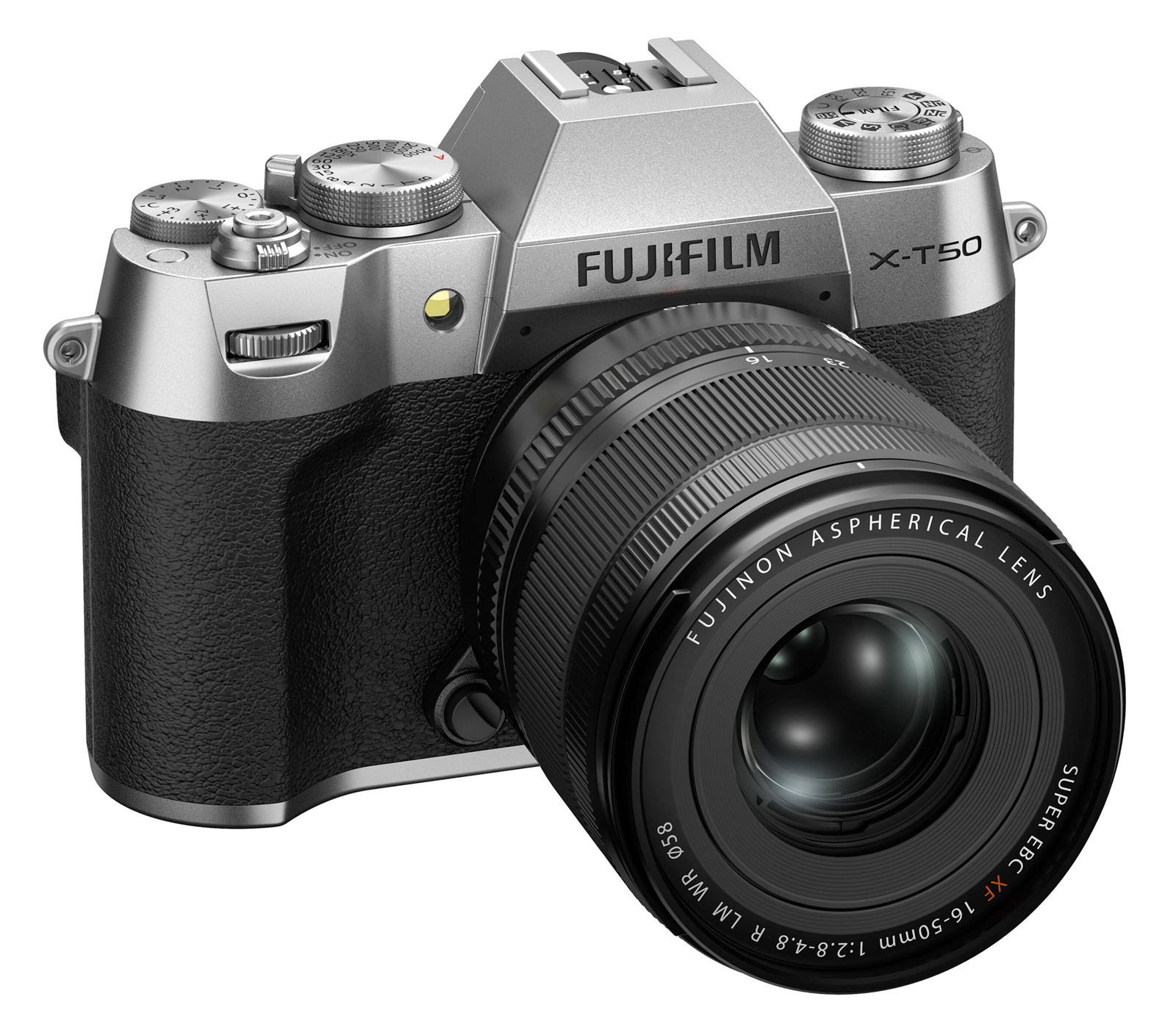 Беззеркальный фотоаппарат Fujifilm X-T50 Kit XF 16-50mm f/2.8-4.8, серебристый