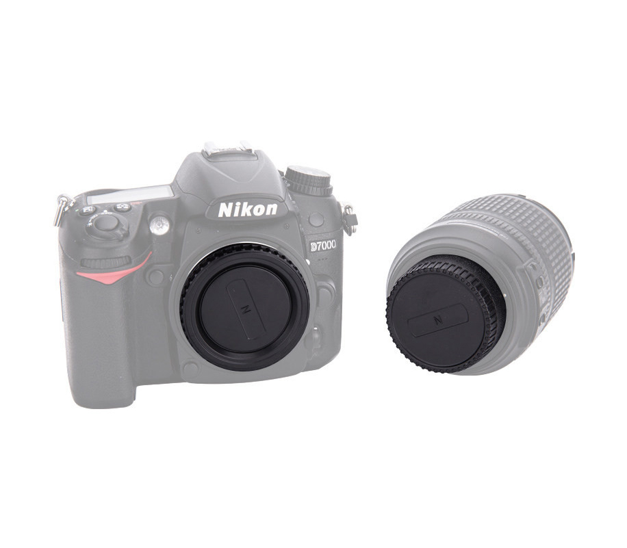 Комплект крышек JJC L-R2, для Nikon F (на корпус камеры, на объектив задняя)