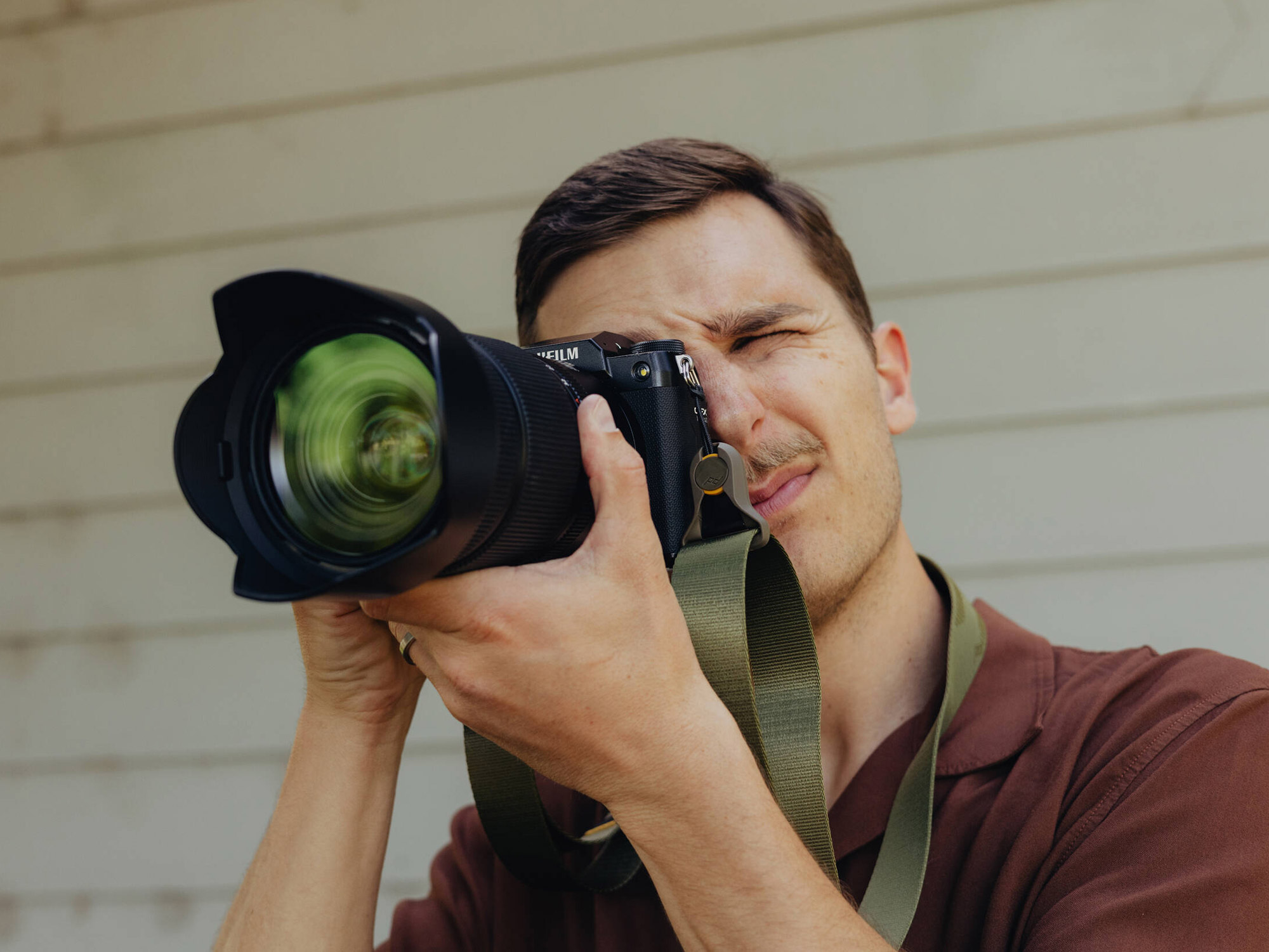 Ремень Peak Design Camera Strap Slide Lite Kelp, оливковый