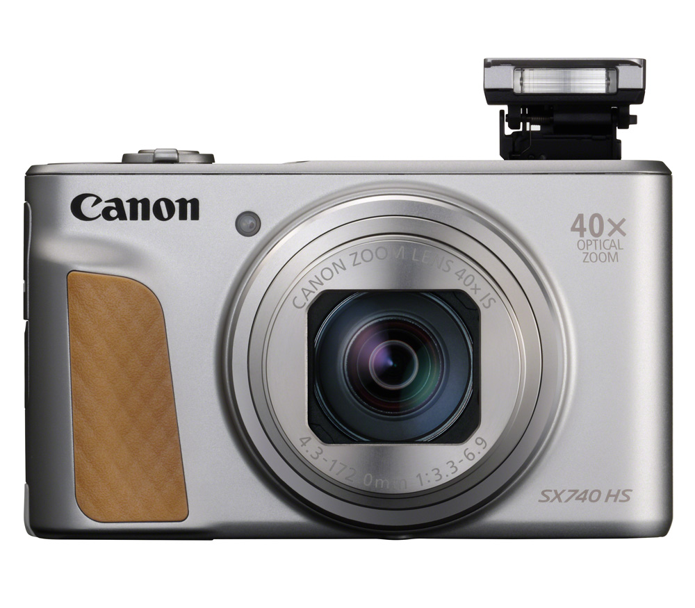 Компактный фотоаппарат Canon PowerShot SX740 HS, серебристый