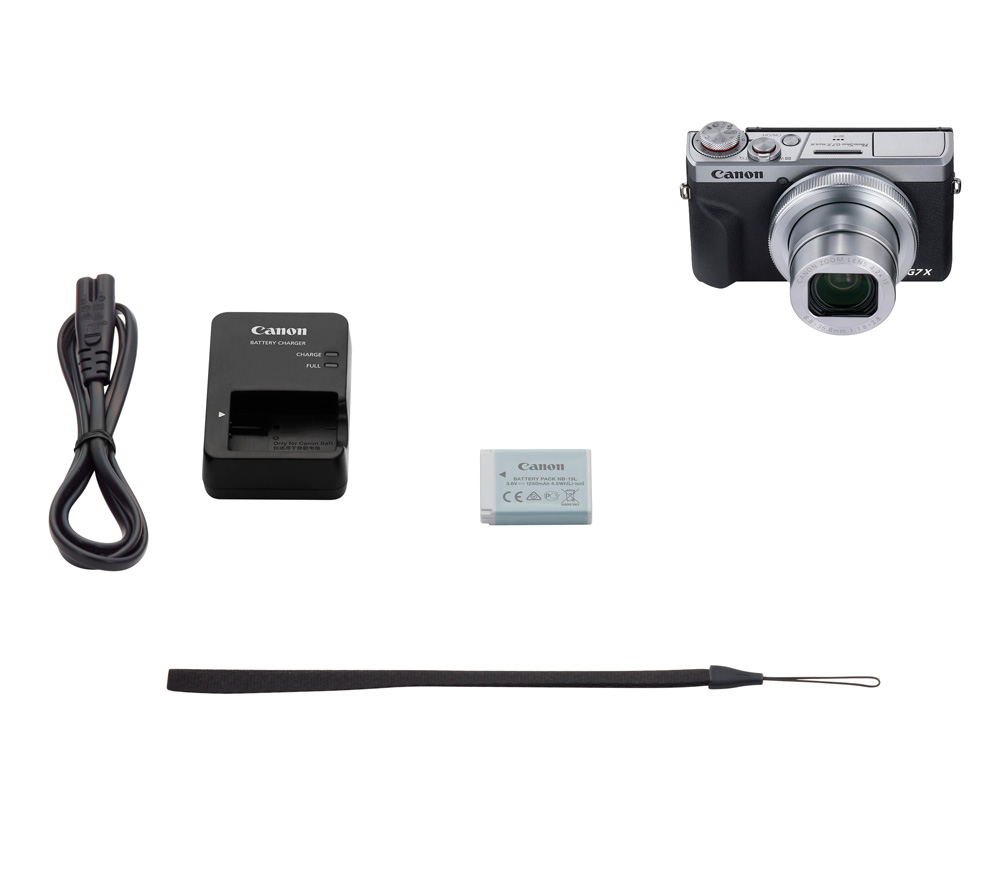 Компактный фотоаппарат Canon PowerShot G7 X Mark III, серебристый