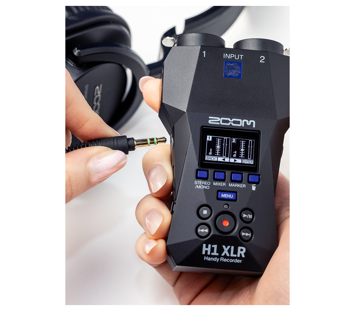 Портативный рекордер Zoom H1 XLR, 32 bit Float