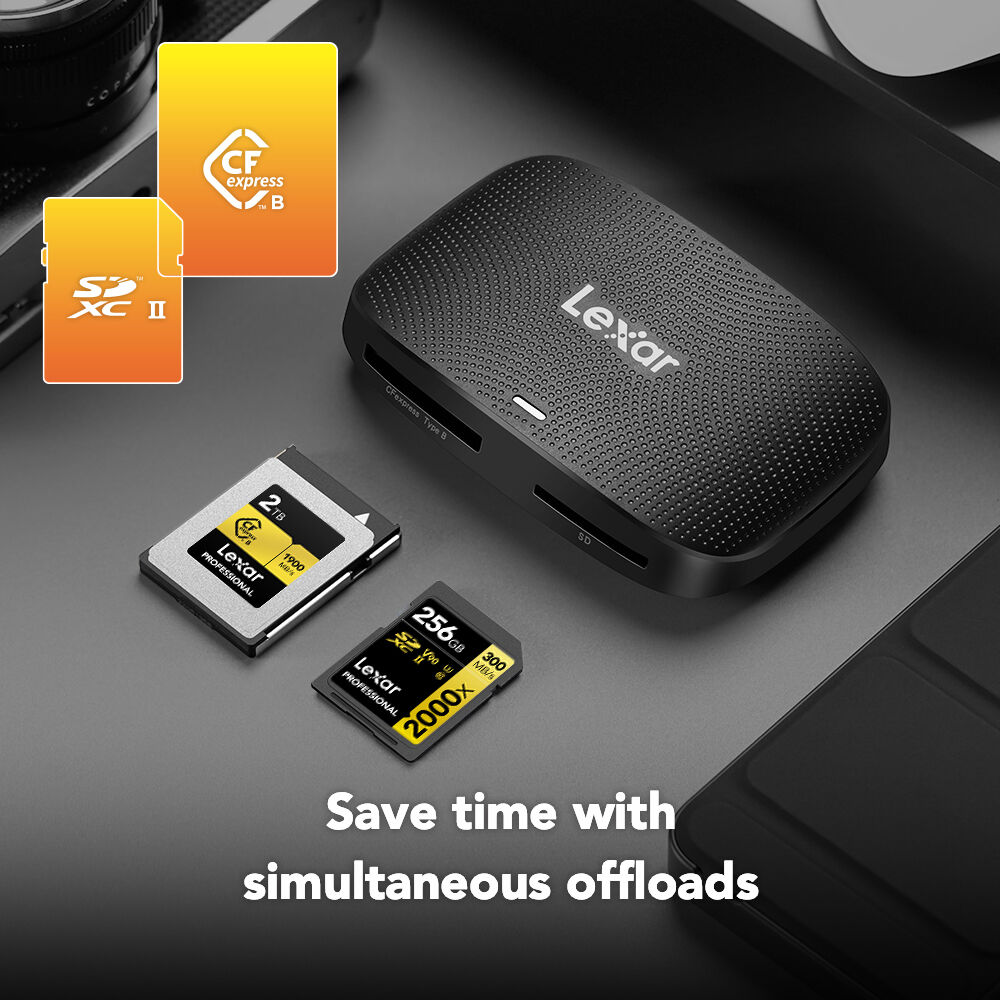 Кард-ридер Lexar USB 3.2 Gen 2 Professional, CFexpress Type B / SD