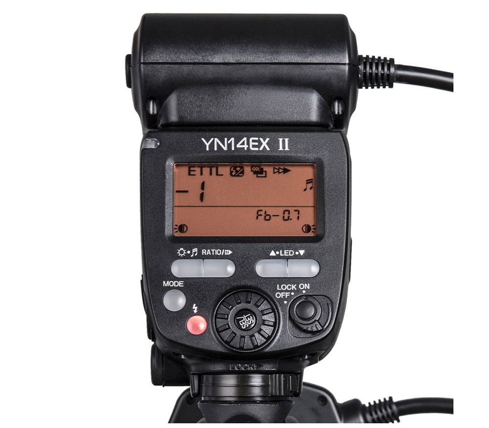 Вспышка Yongnuo Speedlite YN-14EX II Macro TTL для Canon