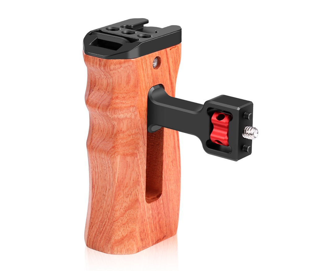 Ручка боковая Puluz PU3077B, деревянная, винт 1/4"-20